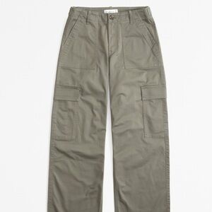 Abercrombie & Fitch Olive Cargo Joggers